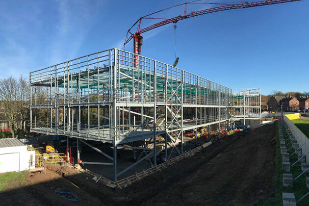 UCR steel structure now complete