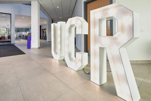 Large UCR letters