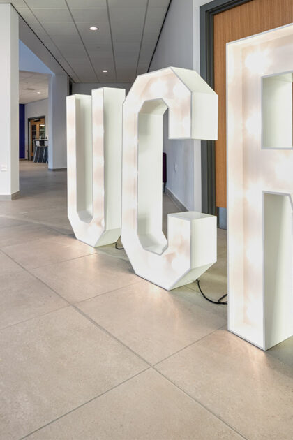 Large UCR letters