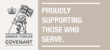 Armed Forces Covenant - Proudly Supporting Those Who Serve.